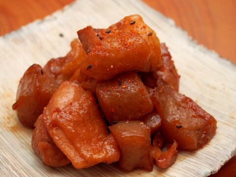 お弁当に！チキンとこんにゃくのピリ辛炒り煮